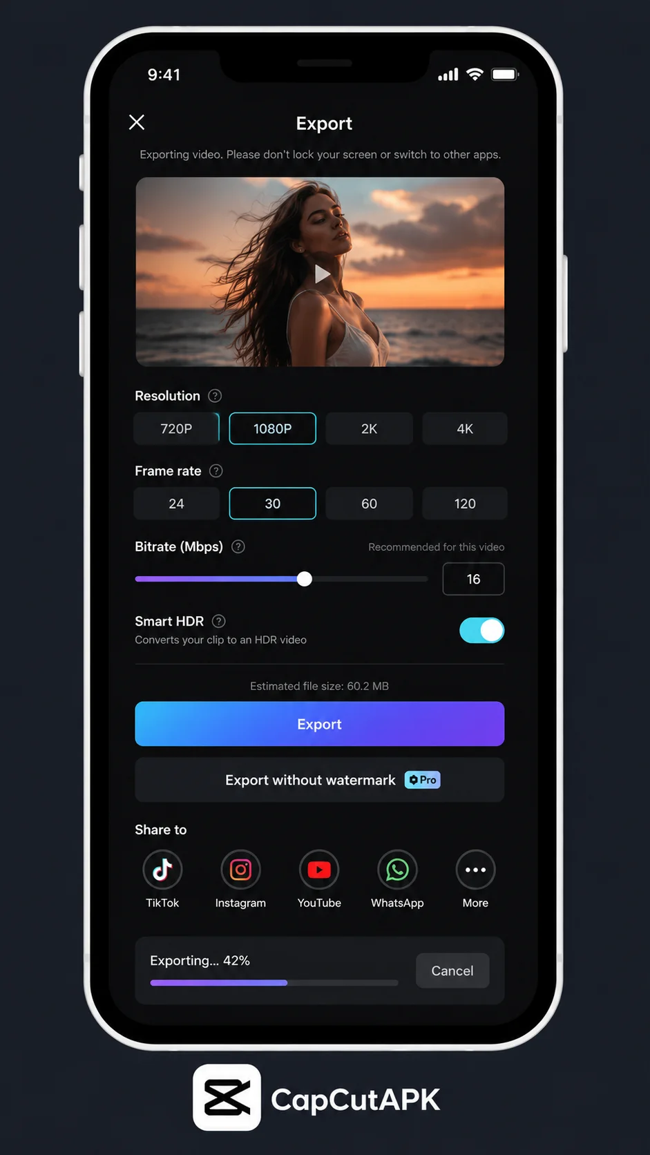 CapCut Export